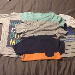 Bundle of 5 size 4/5 Cat & Jack boys shirts